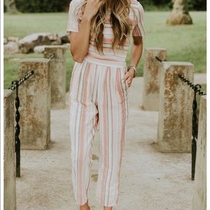 Roolee Striped Britton Jumpsuit